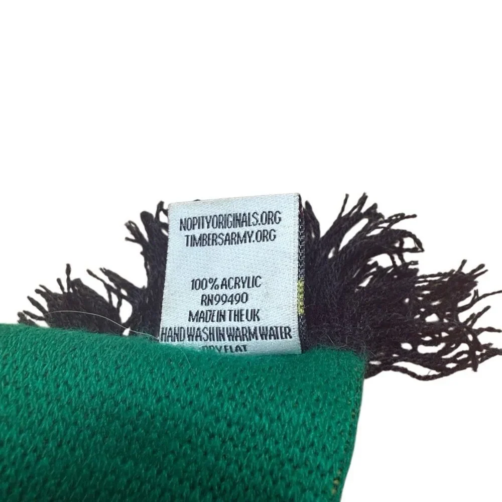 Portland Timbers Timbers Army NO PITY PTFC 107 Black Fringe 68 x 7 100% Acrylic